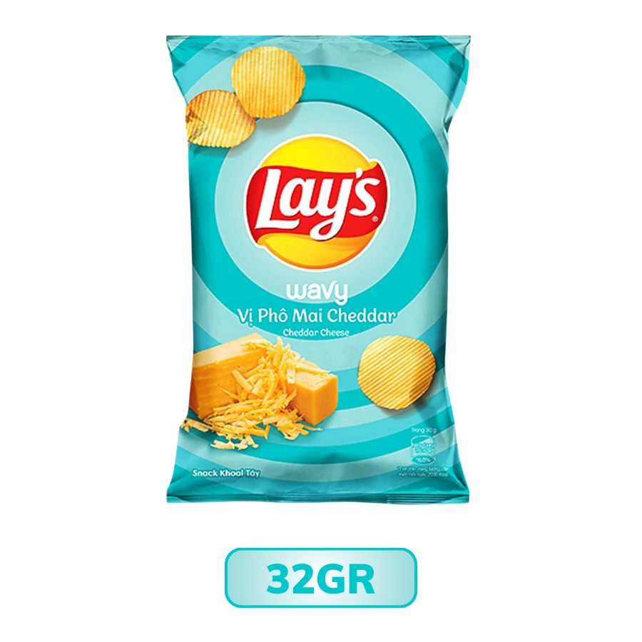 Snack khoai tây vị phô mai cheddar 32G/90G
