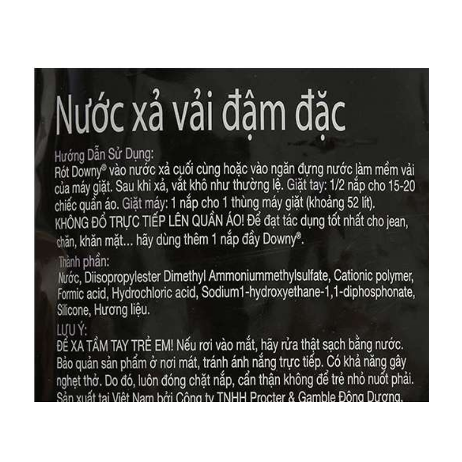 Nước Xả Vải Downy Hương Nước Hoa Huyền Bí