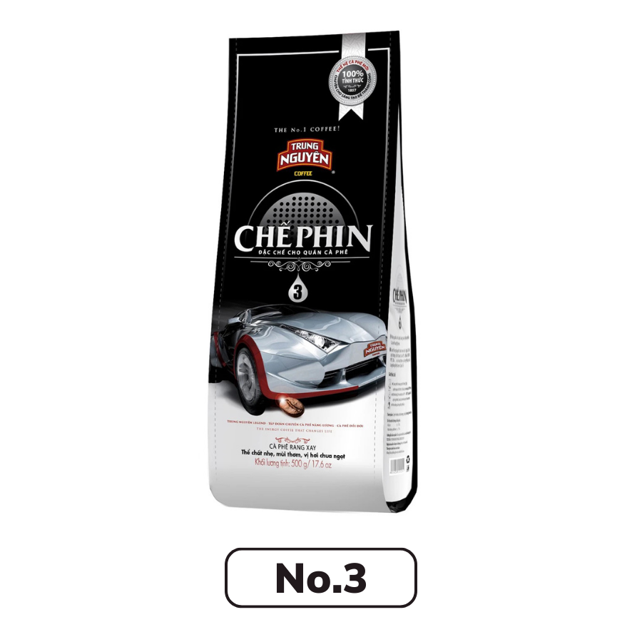 Cà phê Trung Nguyên chế phin No.1/No.2/No.3/No.4/No.5 500G