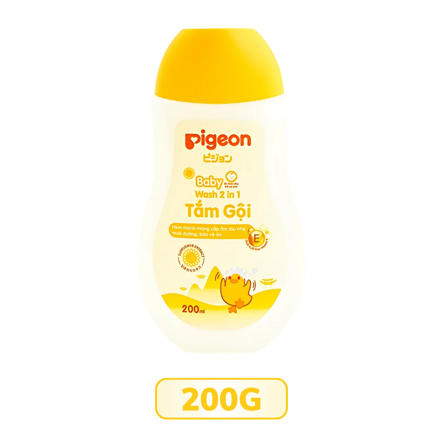 Sữa Tắm Gội  Pigeon Jojoba - Sunflower Extra