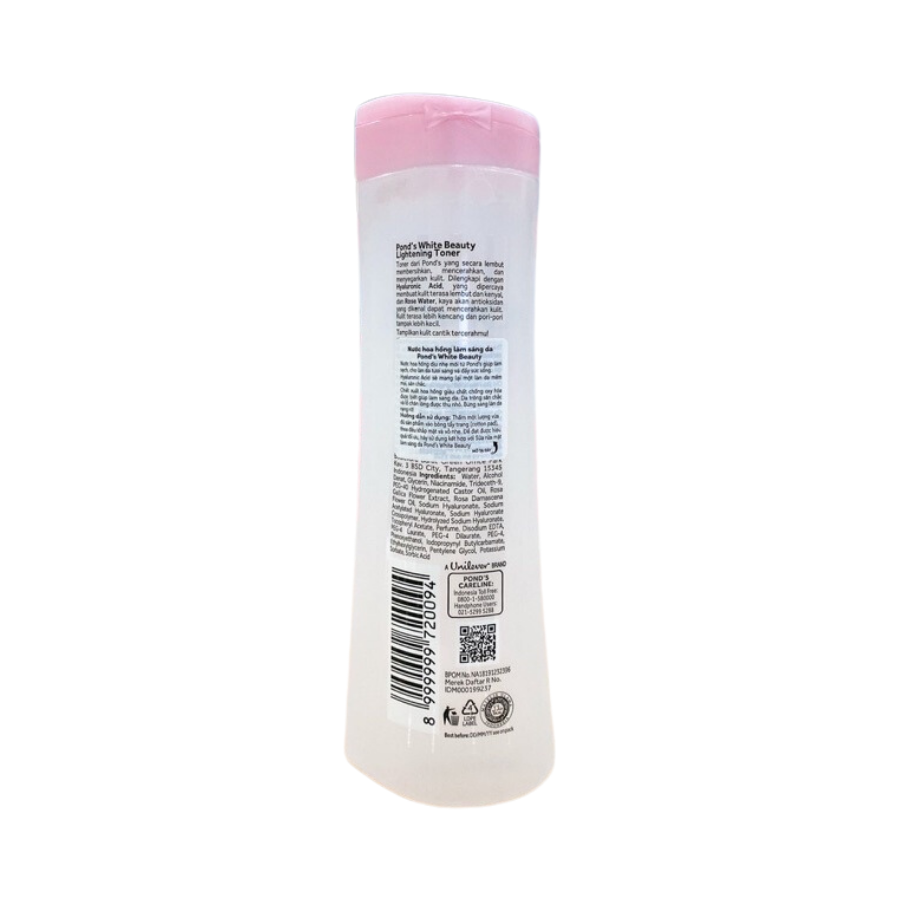 Nước Hoa Hồng Làm Sáng Da POND'S White Beauty Lightening Toner 150ML