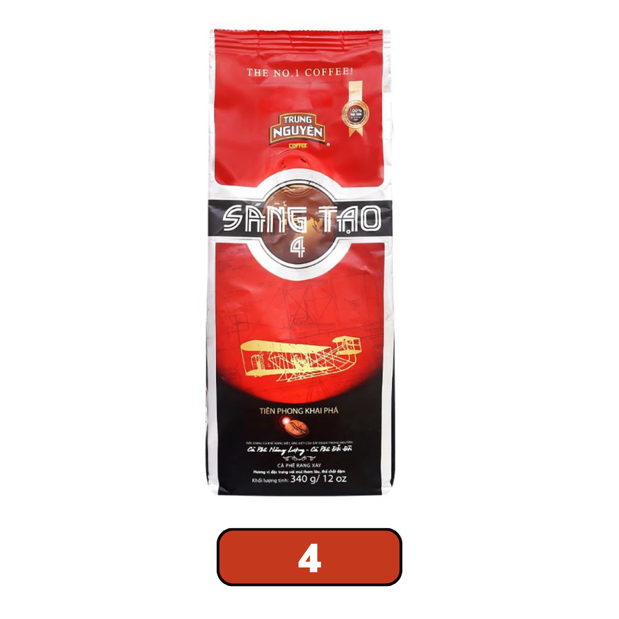 Cà phê Trung Nguyên sáng tạo No.1/No.2/No.3/No.4/No.5 340G