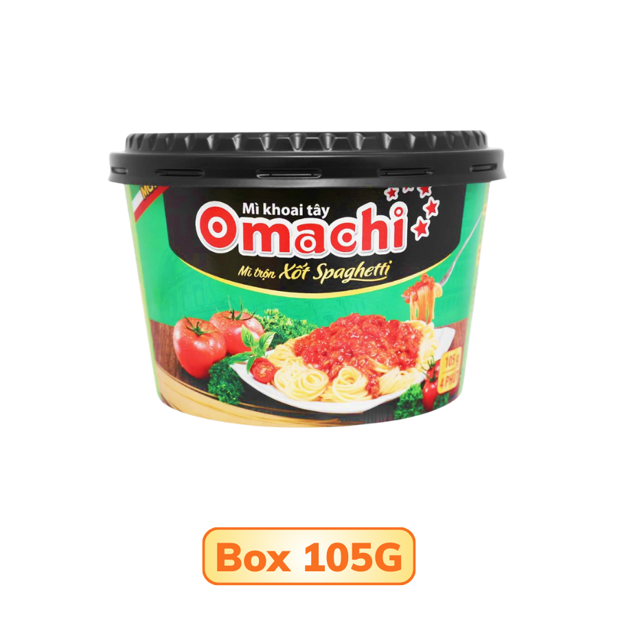Mì trộn Omachi xốt Spaghetti Gói 91G/ 136G/ Hộp 105G