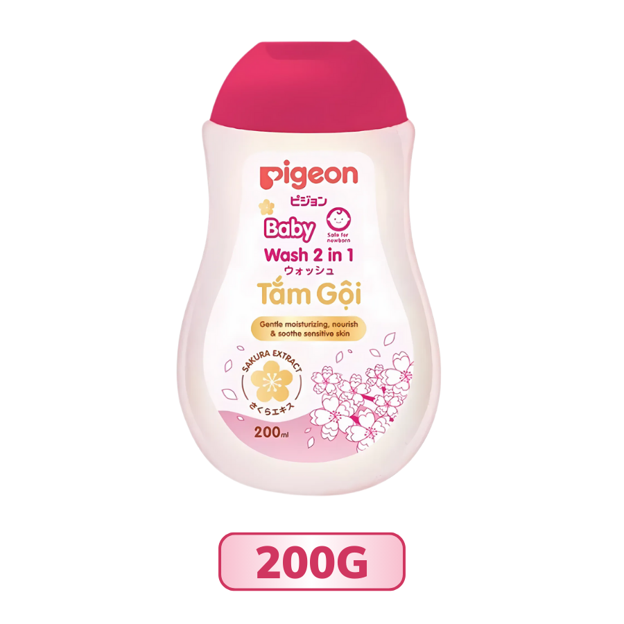 Sữa Tắm Gội Pigeon Jojoba - Sakura Extra