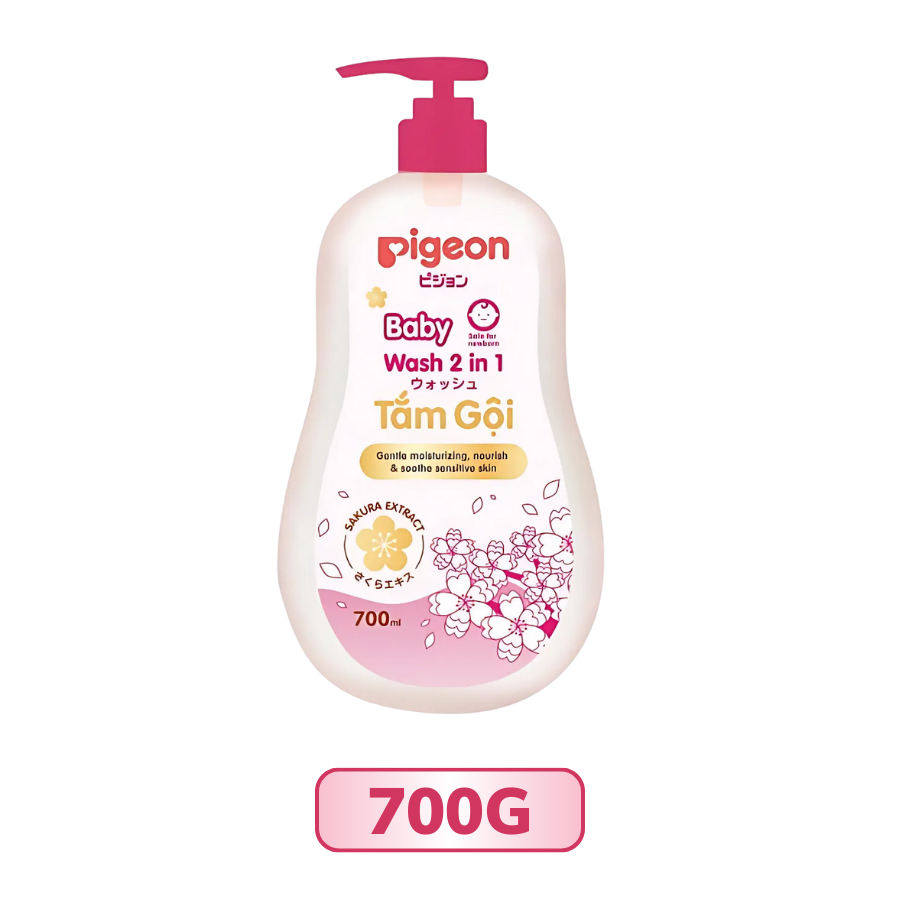 Sữa Tắm Gội Pigeon Jojoba - Sakura Extra