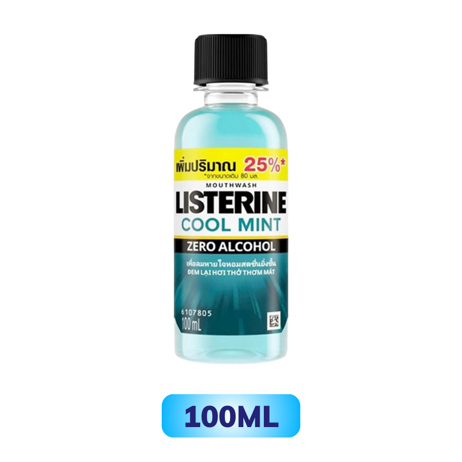 Nước súc miệng diệt khuẩn LISTERINE COOL MINT ZERO ALCOHOL