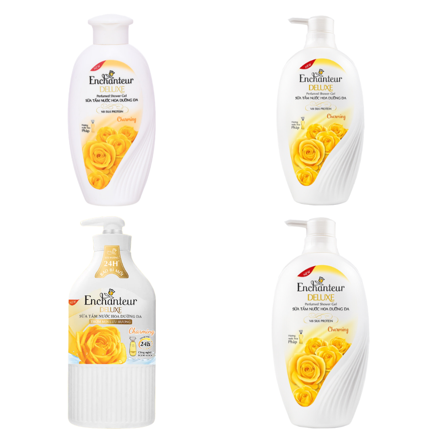 Sữa tắm nước hoa dưỡng da Pháp Enchanteur Charming