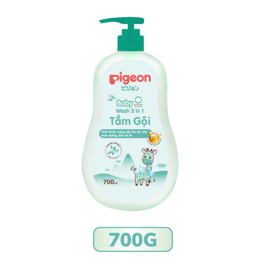 Sữa Tắm Gội Pigeon Jojoba - Jojoba Extra Vitamin E