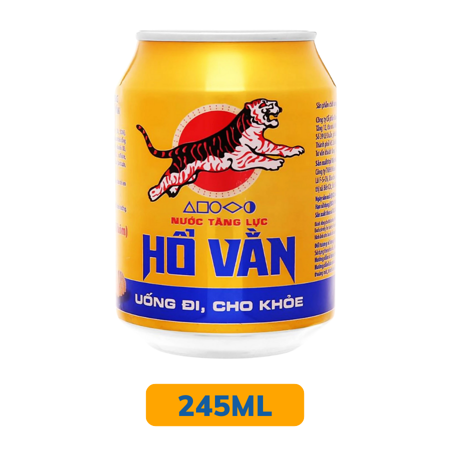 Nước tăng lực HỔ VẰN chai 245ML/330ML