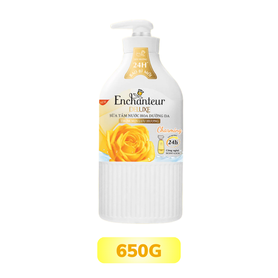Sữa tắm nước hoa dưỡng da Pháp Enchanteur Charming