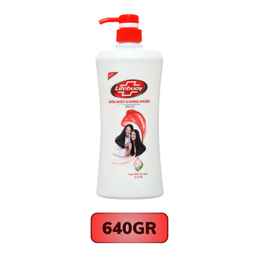 Dầu gội Lifebuoy tóc mềm mượt 640G