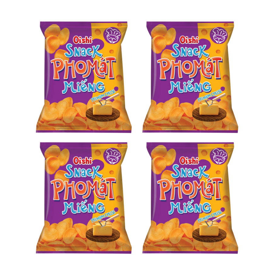 Snack pho mát miếng Oishi 6G/12G/32G/68G