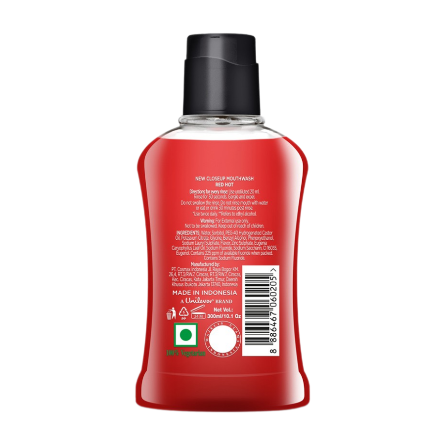 Nước súc miệng Closeup Red Hot