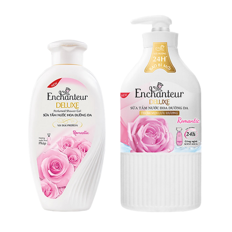 Sữa tắm nước hoa dưỡng da Pháp Enchanteur Romantic