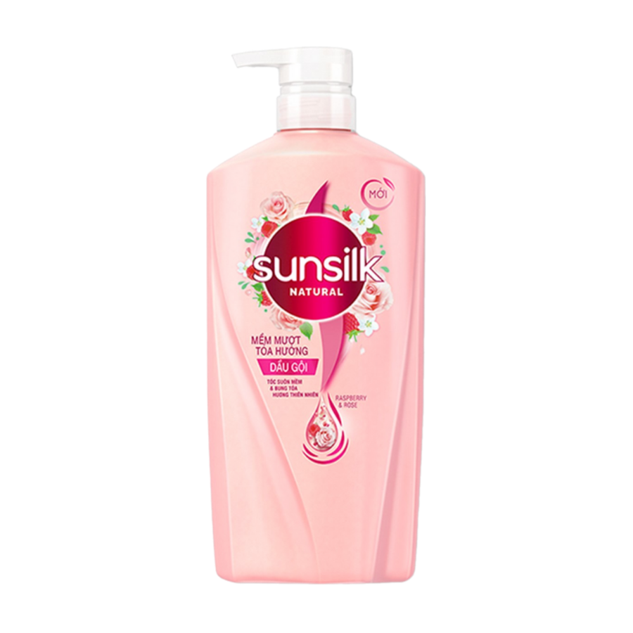 Dầu gội Sunsilk mềm mượt tỏa hương phúc bồn tử và hoa hồng 650G