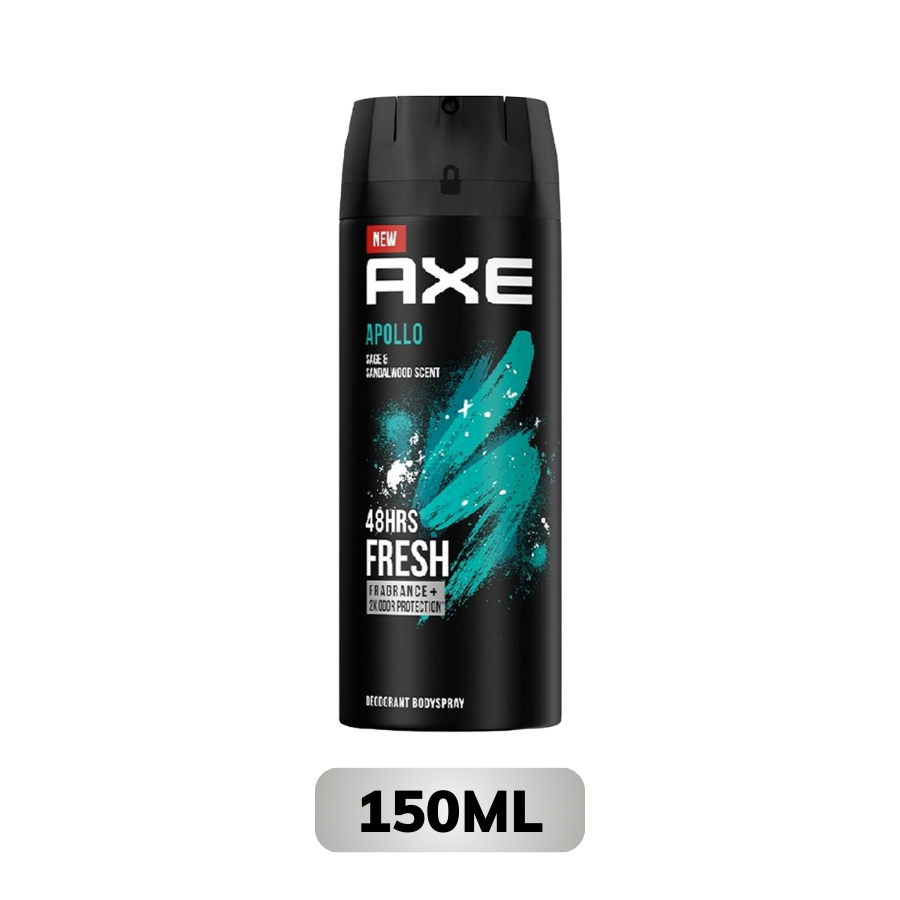 XỊT KHỬ MÙI TOÀN THÂN DÀNH CHO NAM AXE DEODORANT BODY SPRAY, APOLLO