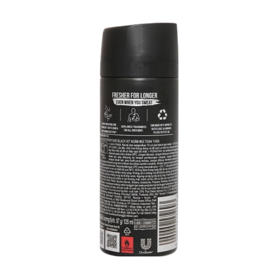 Xịt khử mùi nam AXE Deodorant 48h Body Spray