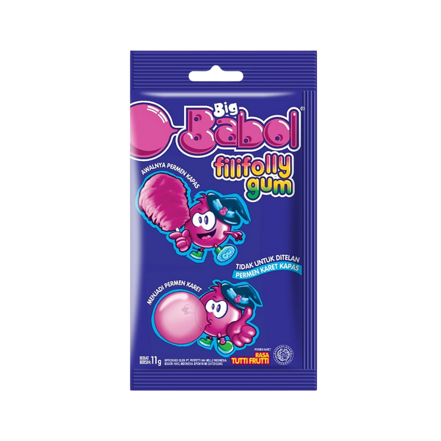 Kẹo Filifolly gum Big Babol xanh