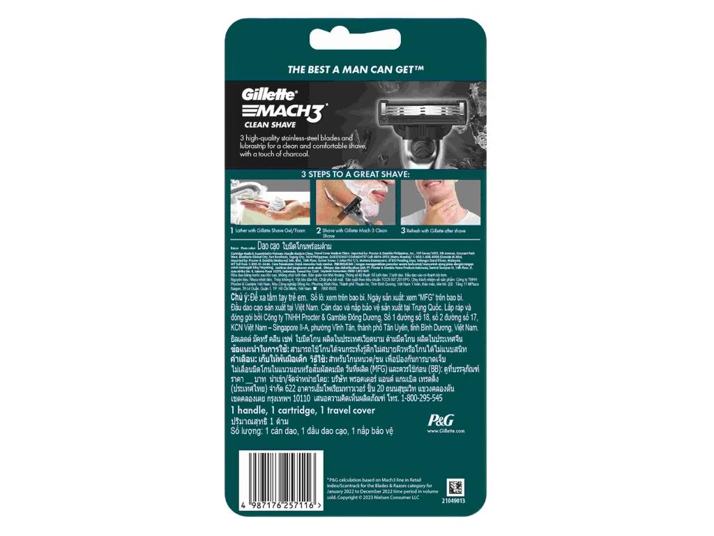 Gillette Mach3 Clean Shave Razor Pack