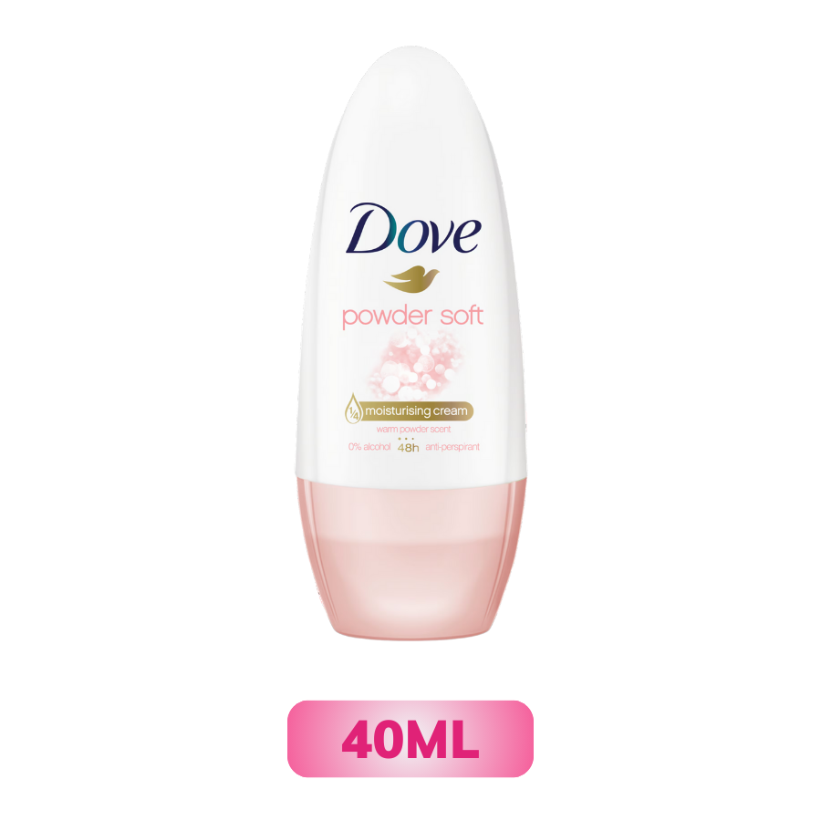 Lăn khử mùi Dove Power Soft Phấn Thơm Dưỡng Da Sáng Mịn