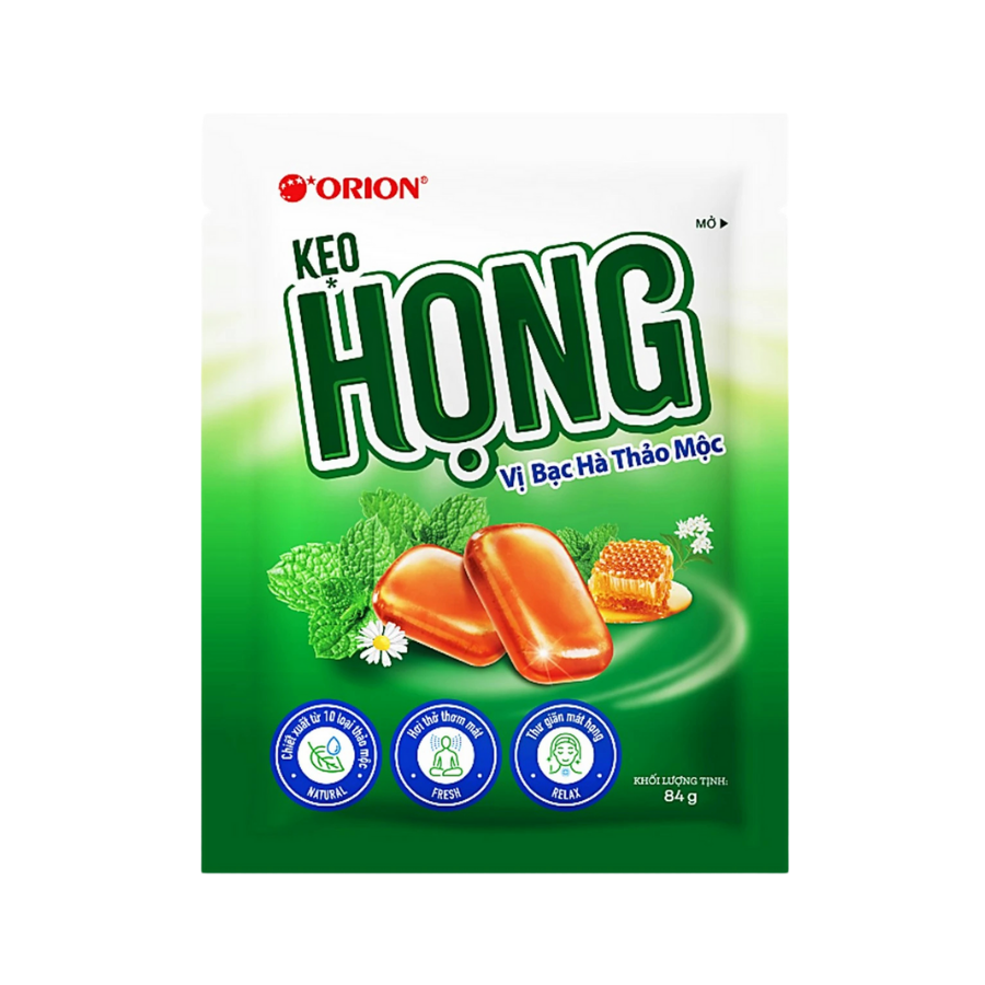 Kẹo ngậm Họng vị bạc hà thảo mộc