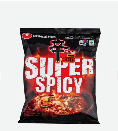 Mì Nongshim Siêu Cay Shin Red Super Spicy 120G