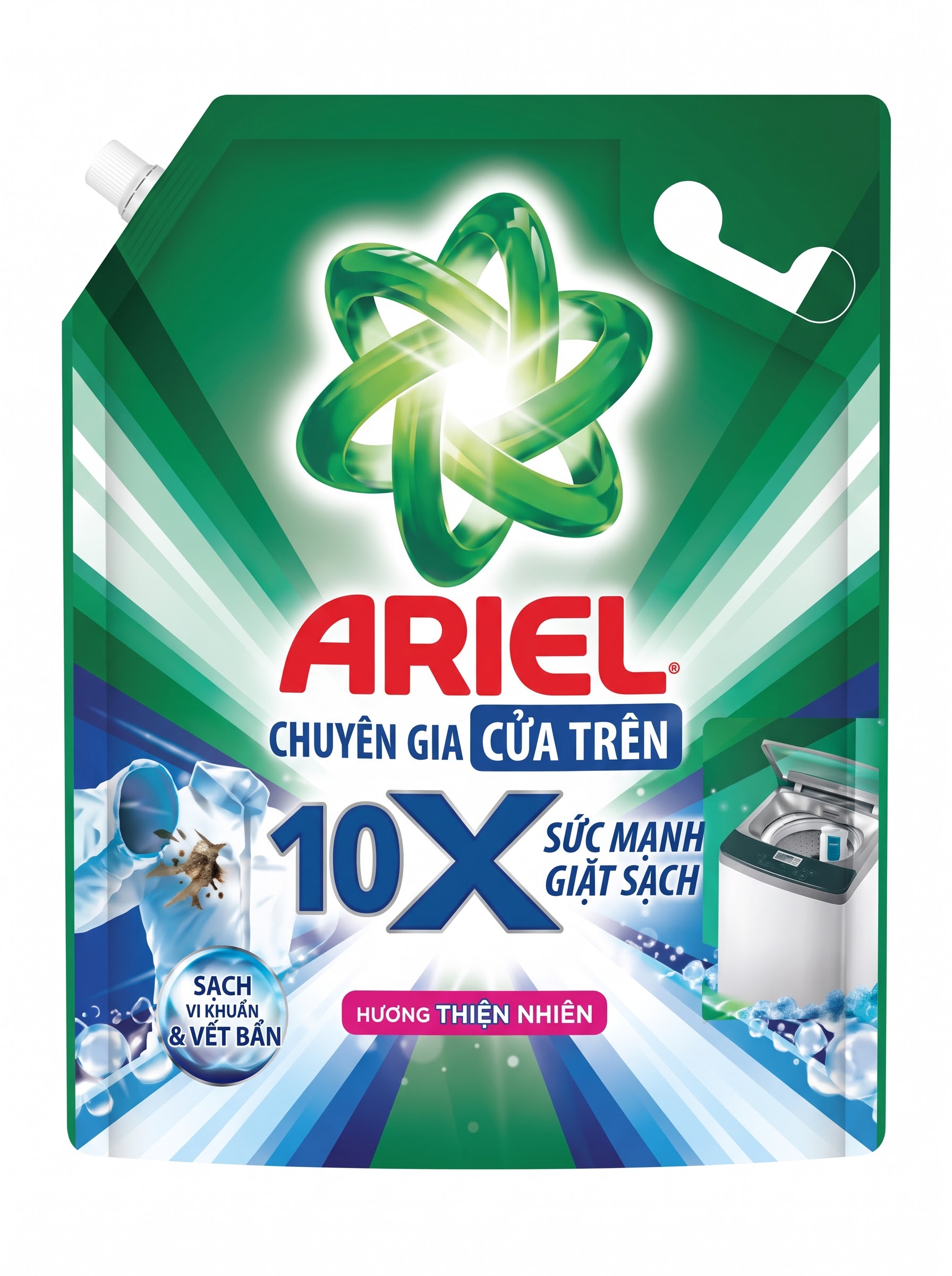 Ariel Top Load Expert Liquid Laundry Detergent Pouch - Nature Fragrance