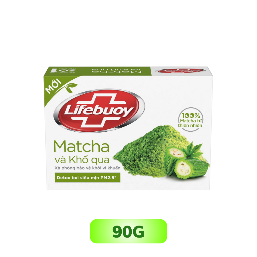 Xà Bông Cục Lifebuoy Matcha Và Khổ Qua