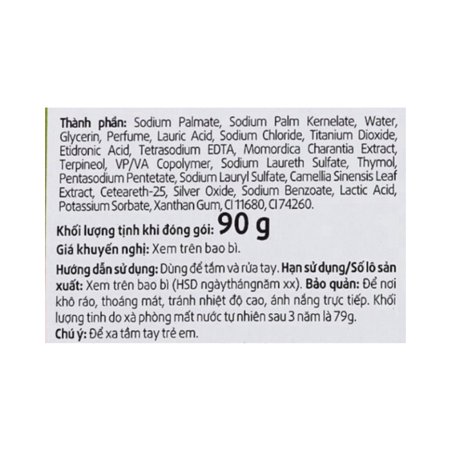 Xà Bông Cục Lifebuoy Matcha Và Khổ Qua