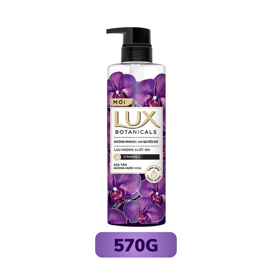 Sữa tắm sáng mịn rạng ngời Lux Botanicals Hương Phong Lan Quyến Rũ