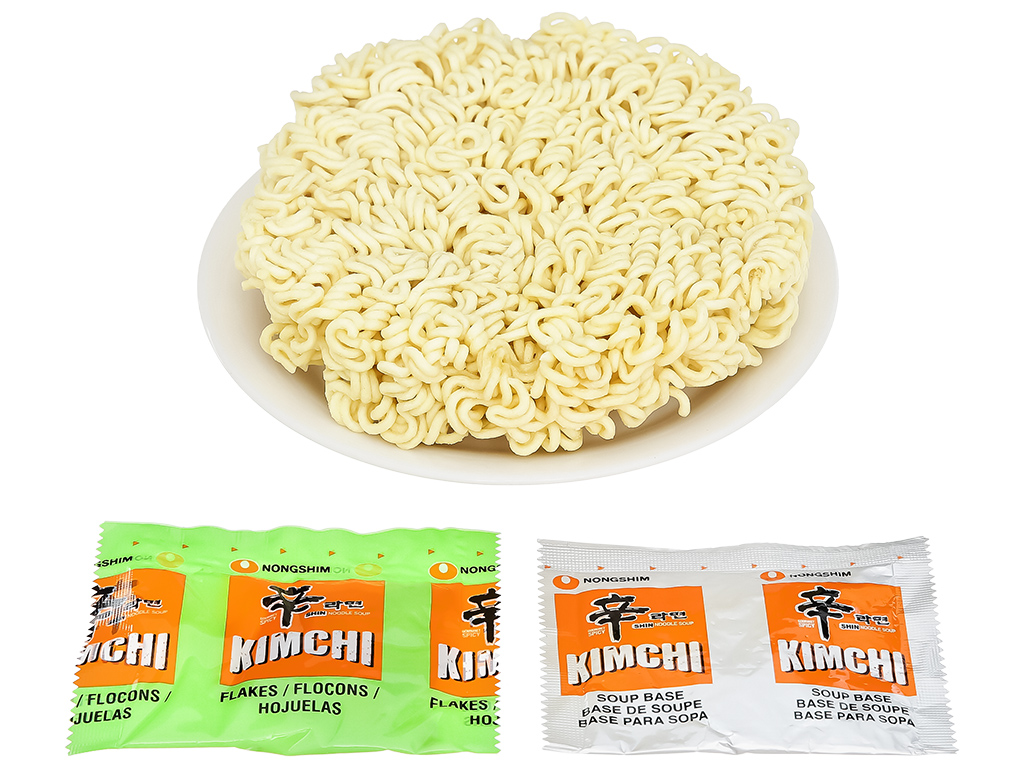 Mì Nongshim kimchi ramyun gói 120g