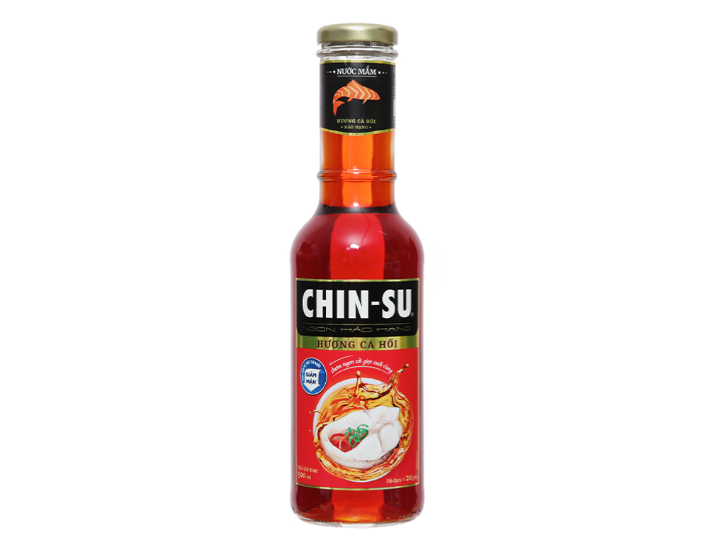 Nước mắm hương cá hồi hảo hạng Chinsu 16 độ đạm chai 500ML