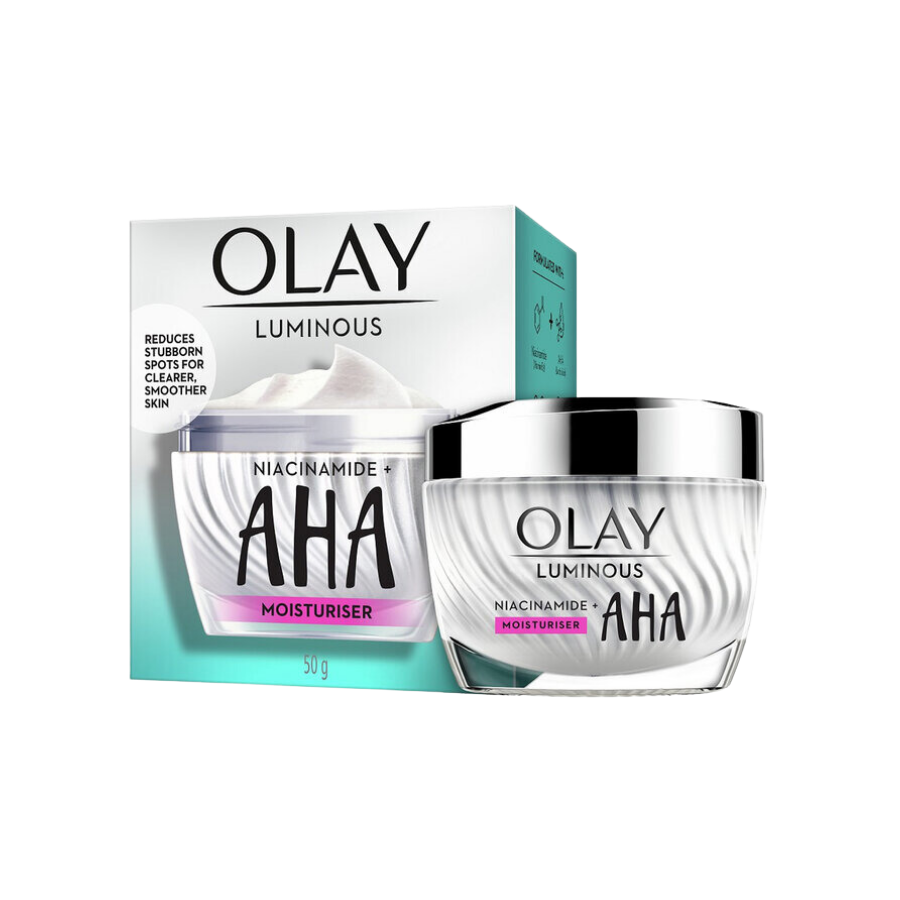 Kem dưỡng ẩm mặt Olay Luminous Niacinamide + AHA