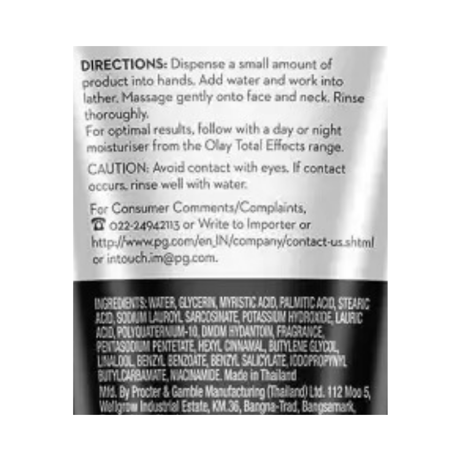 Sữa Rửa Mặt Olay Total Effects Tạo Bọt Ngừa Lão Hoá