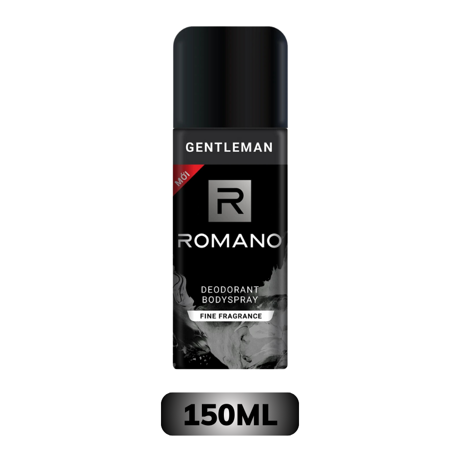 Xịt Khử Mùi Toàn Thân Romano Gentleman