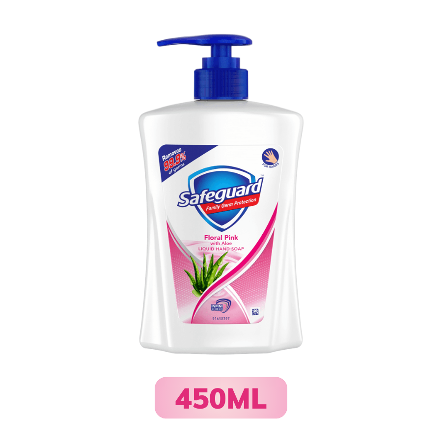 Nước rửa tay Safeguard nha đam hương hoa thơm mát