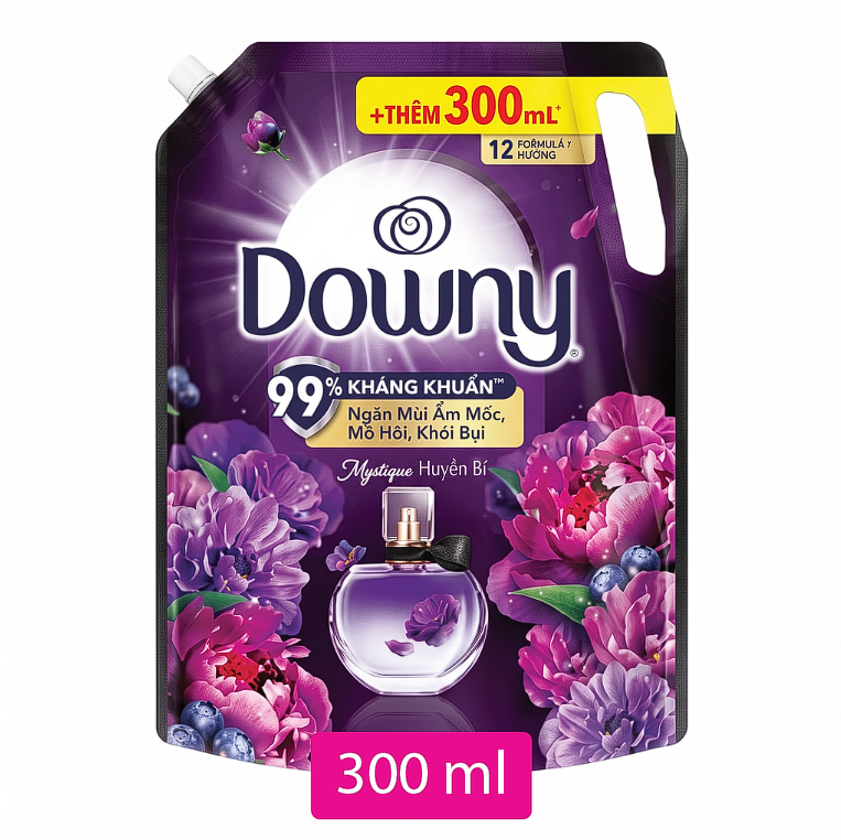 Downy Mystique Premium Parfum Concentrated Fabric Softener 300ML/3L