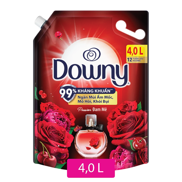 Downy Premium Parfum Passion Fabric Conditioner Pouch 300ml/4L