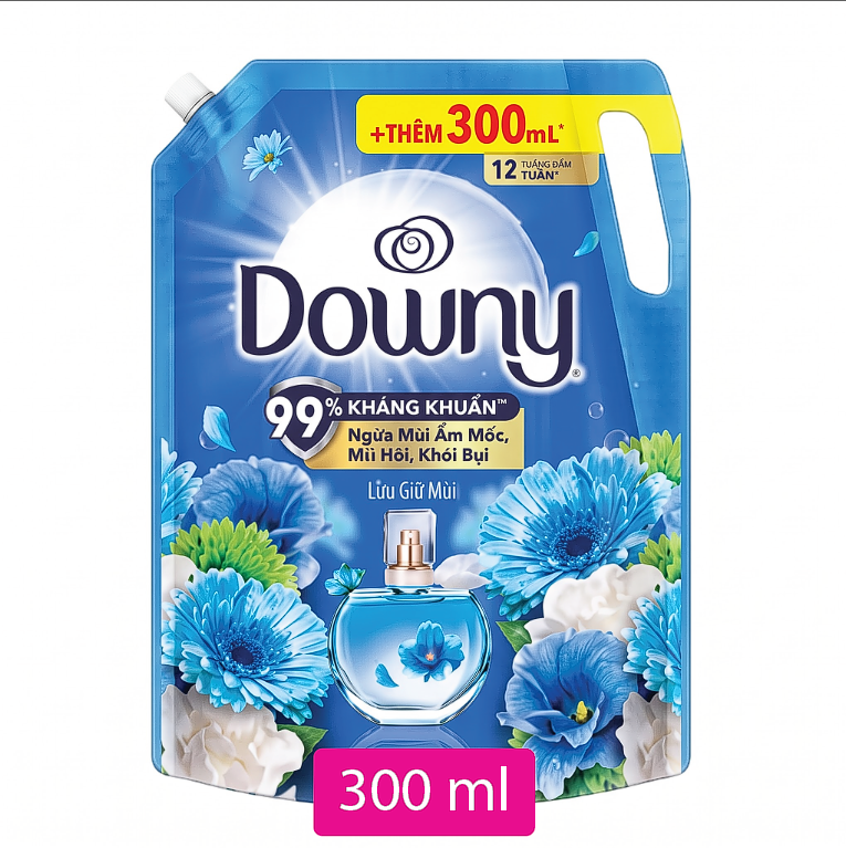 Downy Fresh Wind Fabric Conditioner Pouch - 300ML/3L