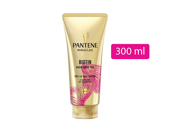 Pantene Miracles Biotin Hair Fall Control Supplement Conditioner - 300ML/480ML
