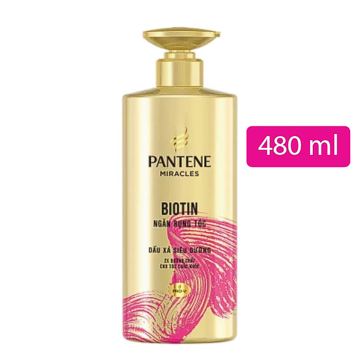 Pantene Miracles Biotin Hair Fall Control Supplement Conditioner - 300ML/480ML