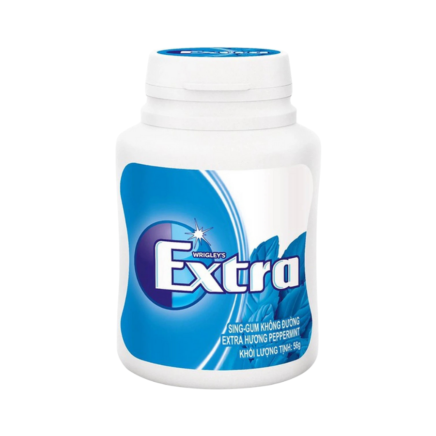 Kẹo Cao Su Wrigley Extra Peppermint Không Đường