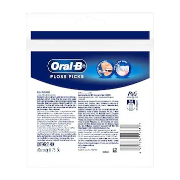Oral-B Floss Picks Pack of 75