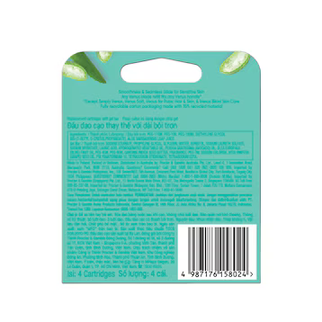 Gillette Venus ComfortGlide Sensitive Cartridges Pack of 4