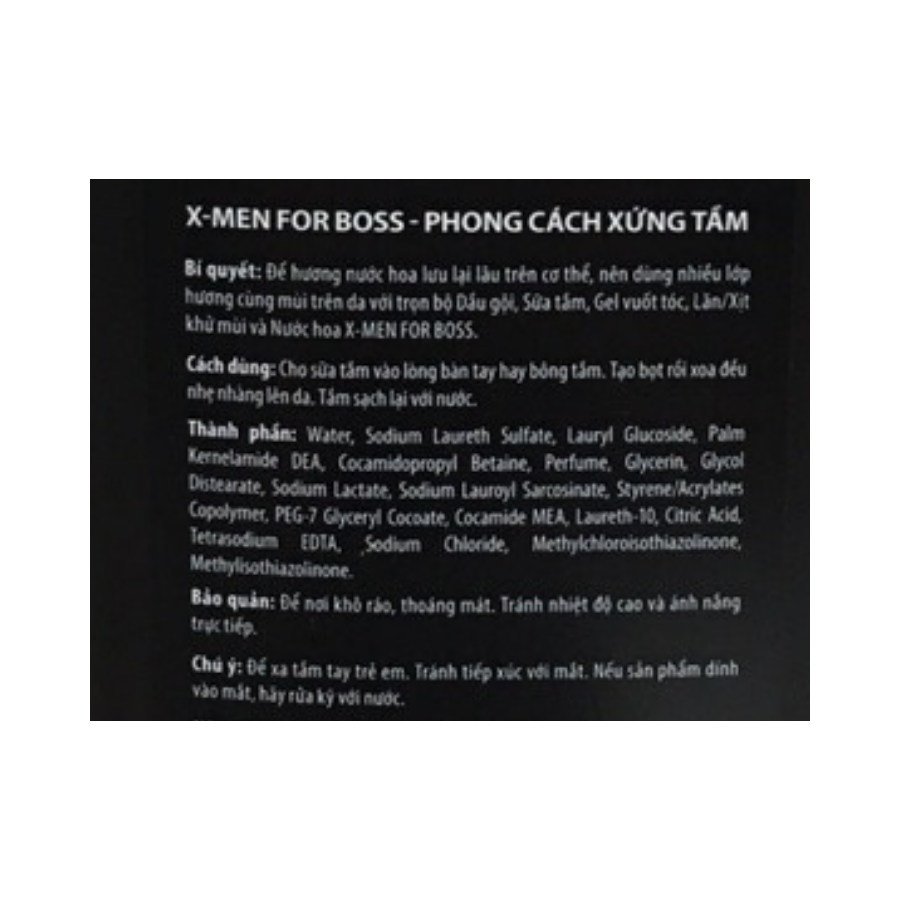 Sữa tắm nước hoa X-Men For Boss Luxury