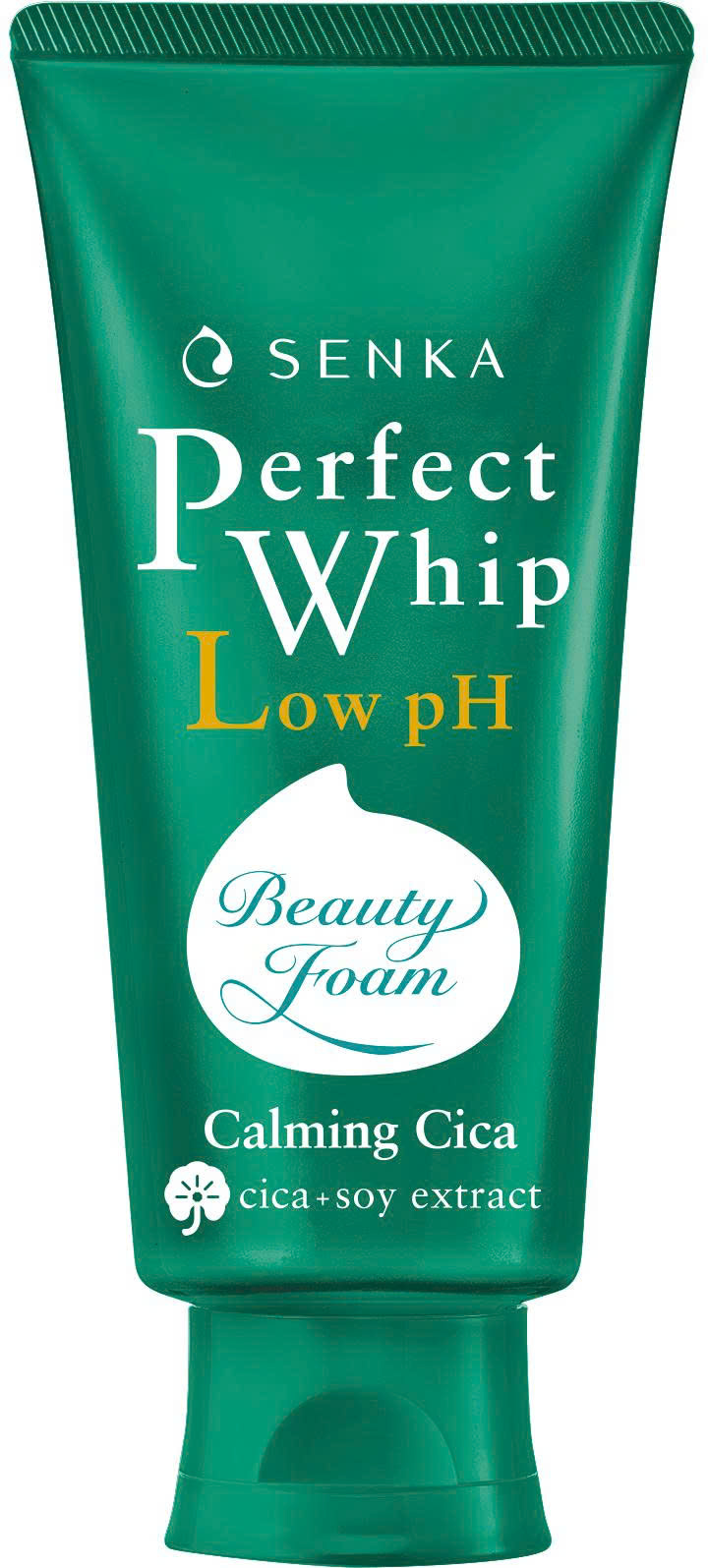 Sữa Rửa Mặt Rau Má Senka Perfect Whip Low pH Cica Sạch Sâu Lành Tính (Tuýp 100g)