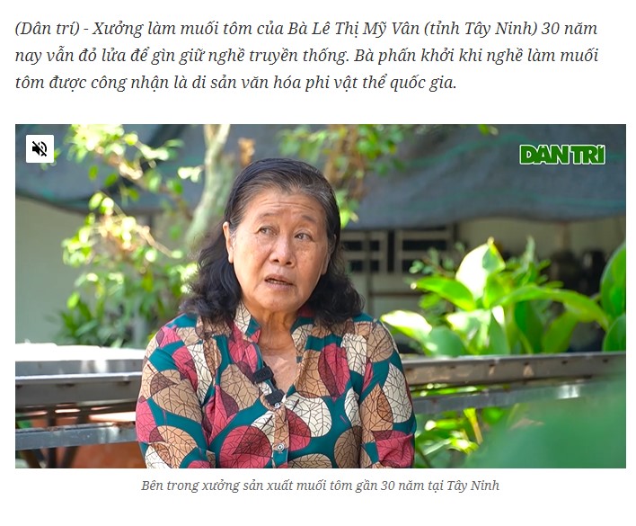 Bên trong xưởng sản xuất muối tôm gần 30 năm tại Tây Ninh