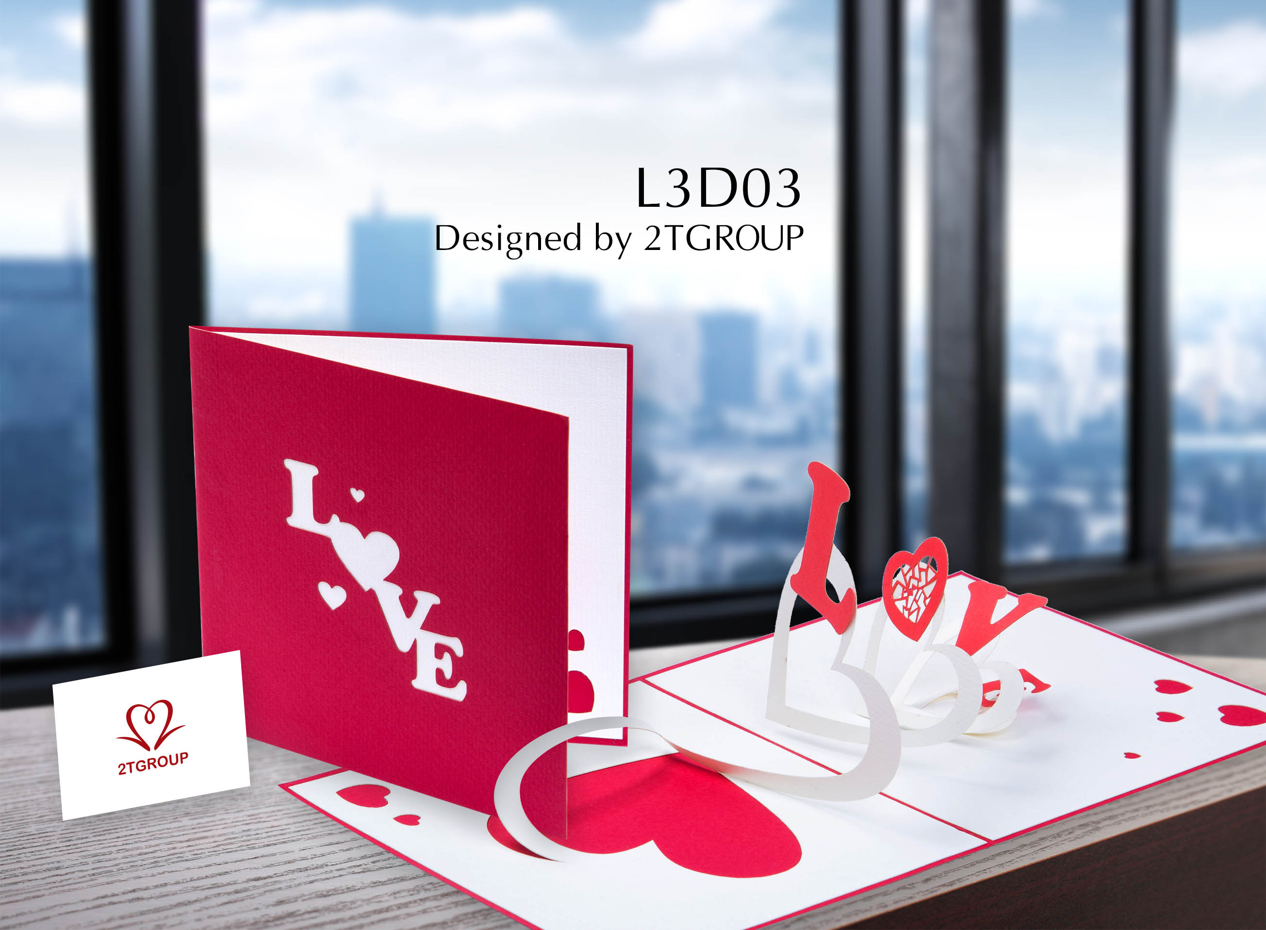 Thiệp 3D I love you: Dùng những thiếp 3D I love you để thể hiện tình yêu đích thực, sâu sắc của bạn đối với người ấy. Với thiết kế độc đáo và sáng tạo, thiệp sẽ gửi gắm tất cả những lời yêu thương, sự quan tâm tới người mình yêu quý, người nhận sẽ cảm thấy tràn đầy hạnh phúc và xúc động.