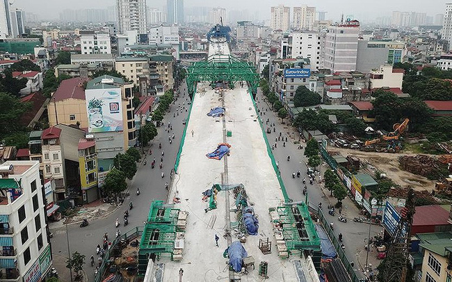 ĐƯỜNG VÀNH ĐAI 2 TRÊN CAO ĐỊNH HÌNH THẲNG TẮP TRÊN 'ĐƯỜNG CONG MỀM MẠI' HÀ NỘI