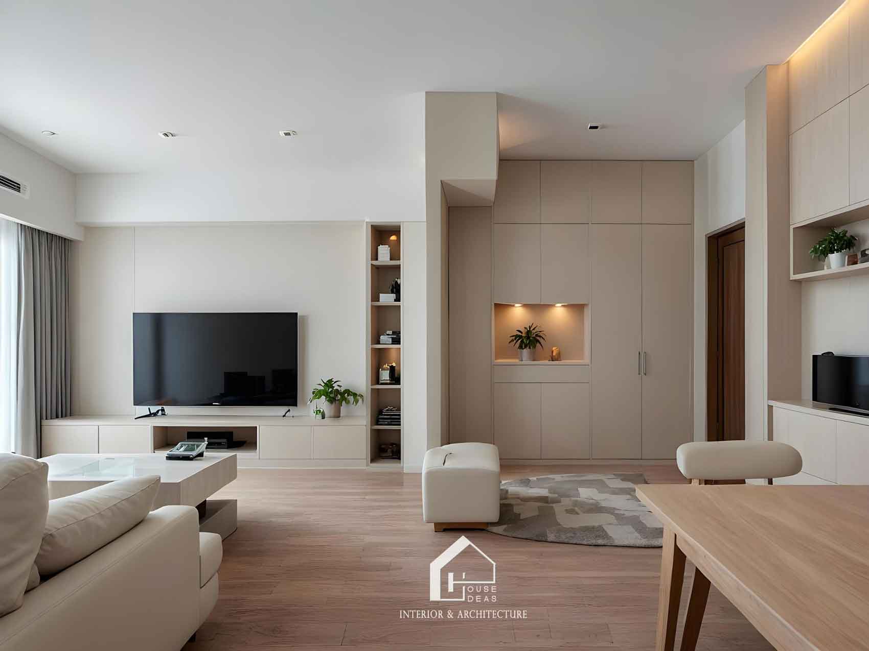 Thiết kế nội thất tối giản